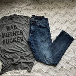 Lucky Brand Men's Straight Cut Jeans W 31 : 32